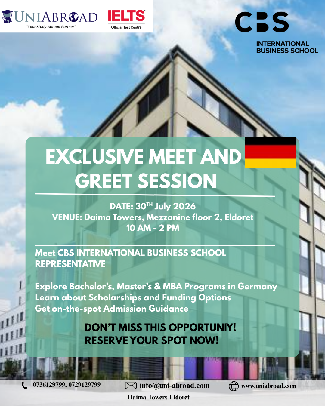 CBS International Business School Germany Open Day