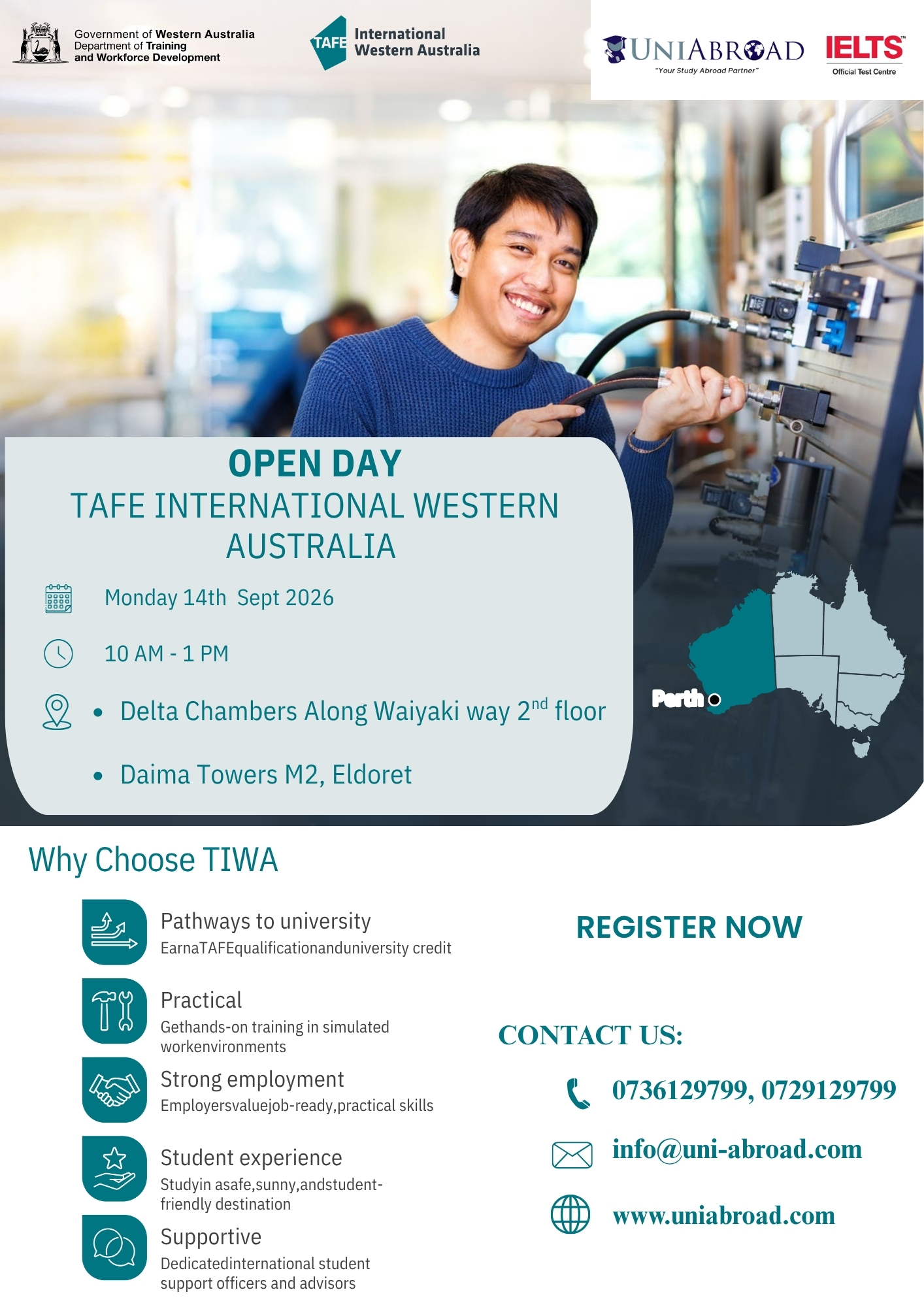 TAFE INTERNATIONAL WESTERN AUSTRALIA OPEN DAY